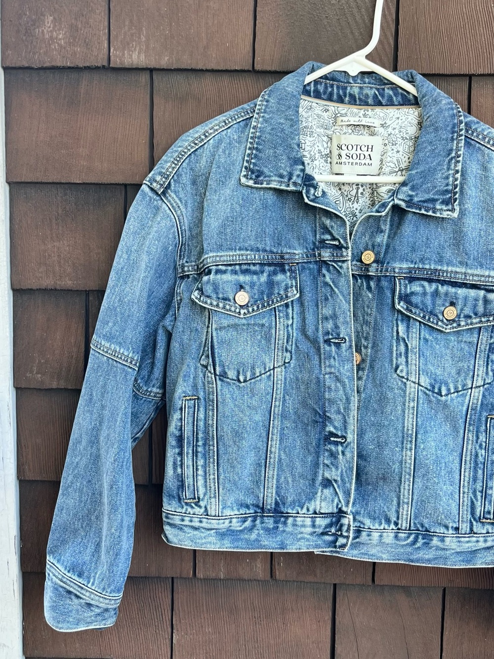 Scotch and Soda vintage style Jean denim jacket ~ size large